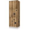 ARRIS Armadietto verticale con zoccolo in legno 01